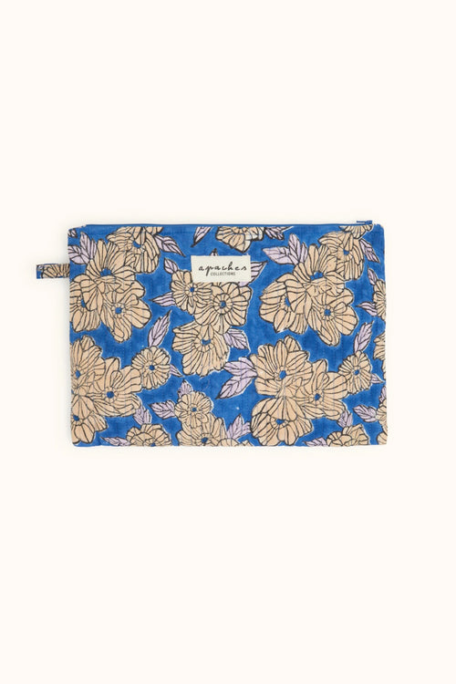 Small Pochette Sana "Bloom" - Bleu Klein