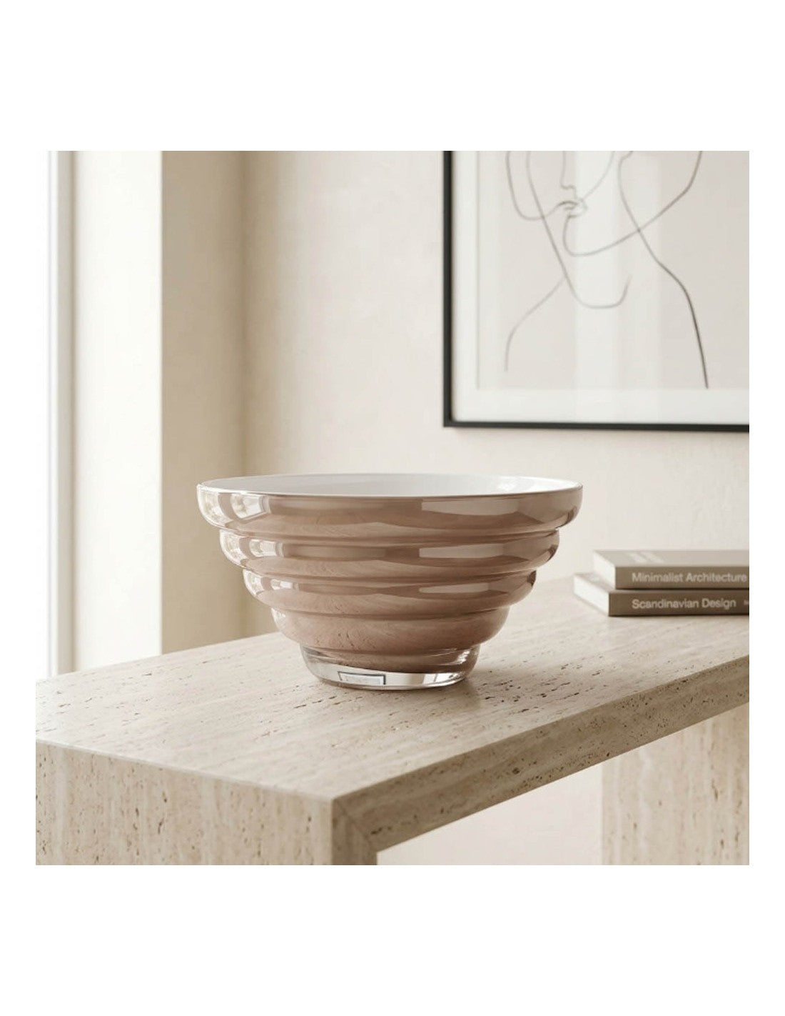 Anelli - Coupe - Ø28 Cm H14 Cm - Opale/Fumé