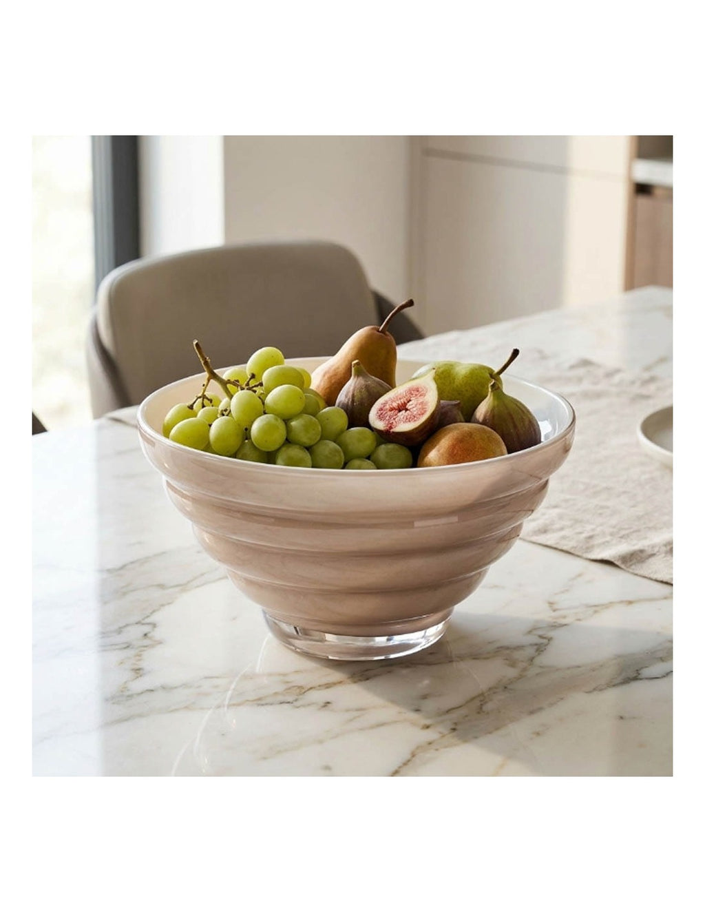 Anelli - Coupe - Ø28 Cm H14 Cm - Opale/Fumé