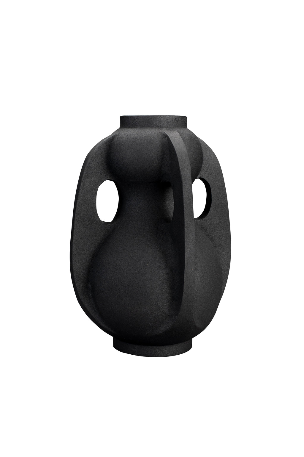 Thiago L - Vase - Aluminum - Black