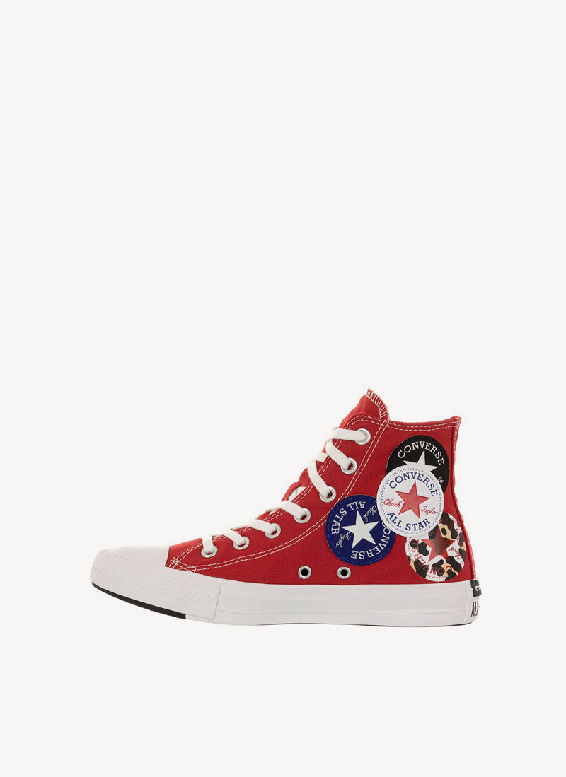 Converse - Sneakers Chuck Taylor Logo Play All Star Hi - Red - Unisexe