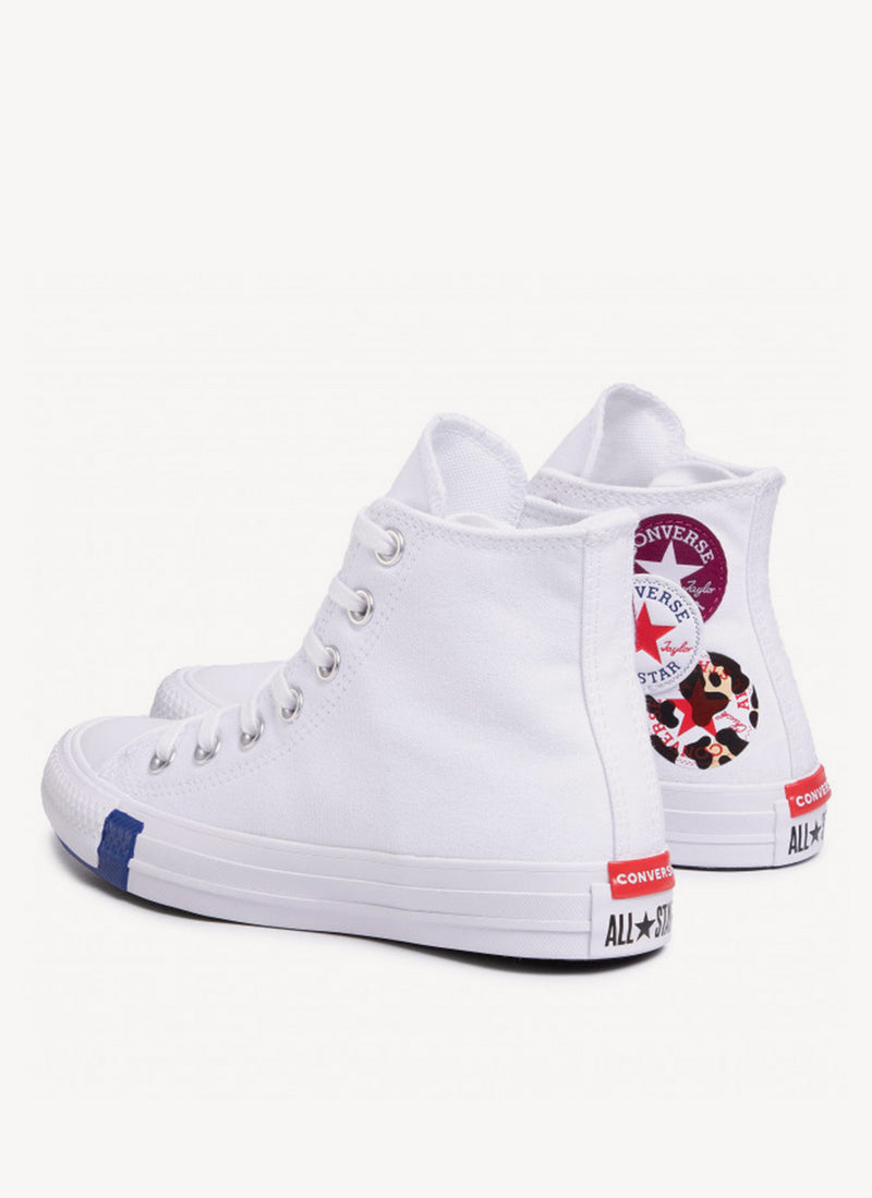 Converse - Sneakers Chuck Taylor Logo Play All Star Hi - Blanc - Unisexe - Imparfait