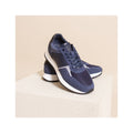 Sneakers Noé Cuir Bleu - Homme