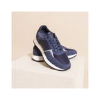 Sneakers Noé Cuir Bleu - Homme