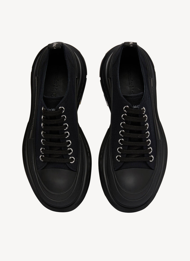 Alexander Mcqueen - Sneakers Tread Slick - Black Gloss - Femme