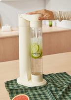 Soda Maker Studio - Máquina de agua con gas + botella 1L - Blanco roto