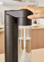 Soda Maker Studio - Máquina de agua con gas + botella 1L - Negra
