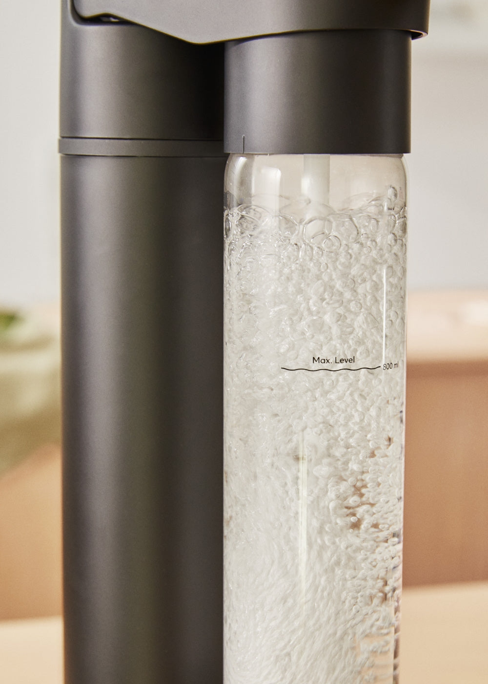 Soda Maker Studio - Máquina de agua con gas + botella 1L - Negra