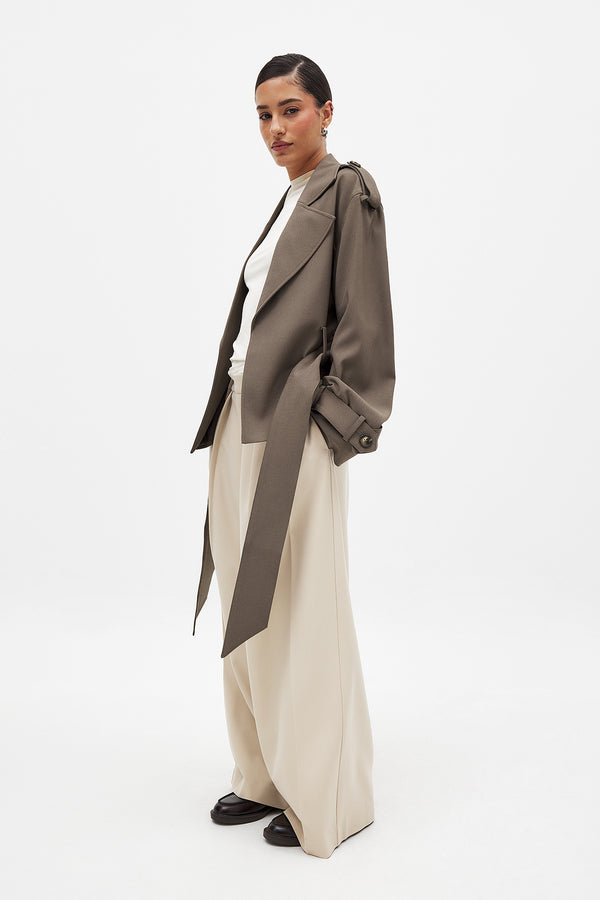 Trench Soft Belted - Tortora