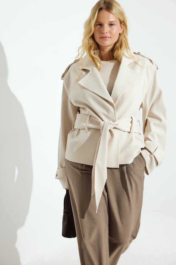 Trench Soft Belted - Beige Clair