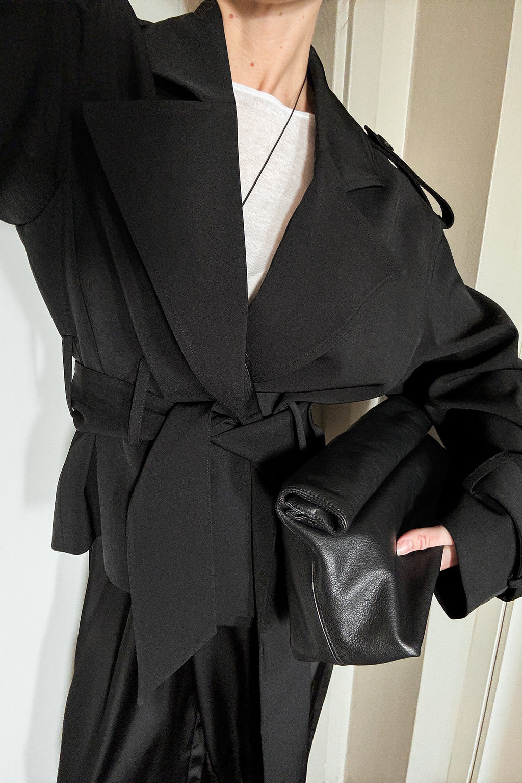 Trench Soft Belted - Nero