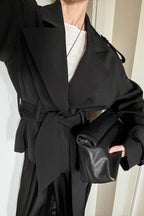 Trench Soft Belted - Nero