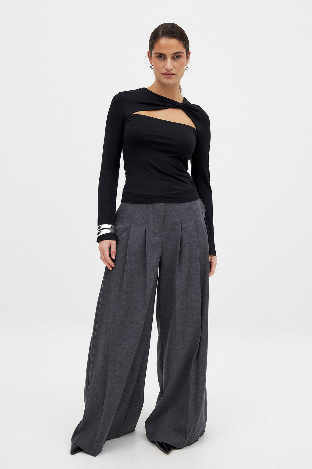 Top Soft Line Twist - Noir