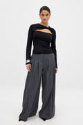 Top Soft Line Twist - Noir