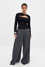Top Soft Line Twist - Noir