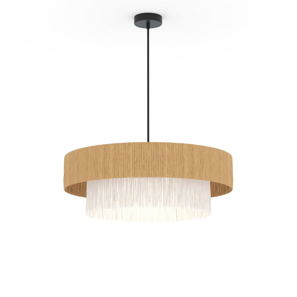 Solara - Round Raffia Pendant Lamp