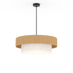 Solara - Round Raffia Pendant Lamp