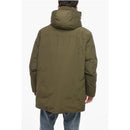 Solid Color Cleveland Down With Hood And Hidden Closu Jacket