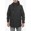 Solid Color Down Jacket With Removable Inner