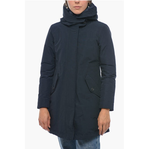 Solid Color Down Jacket With Removable Inner