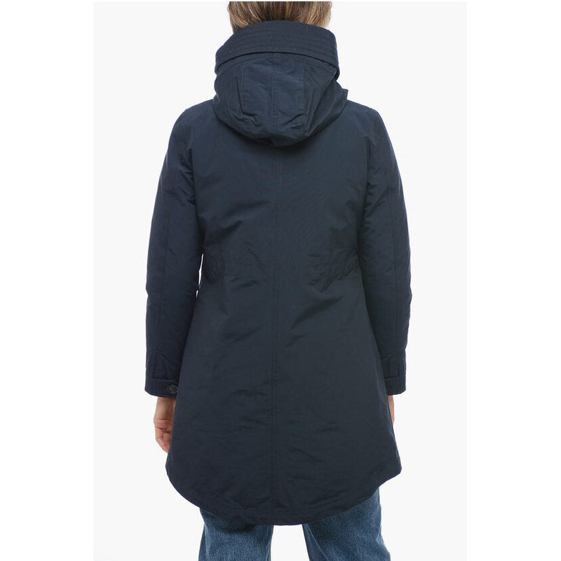 Solid Color Down Jacket With Removable Inner