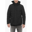 Solid Color Gale Down With Removable Hood Jacket