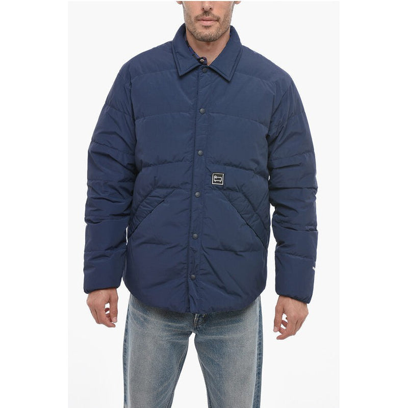 Veste Solid Color Greylock Down With Front Buttoning