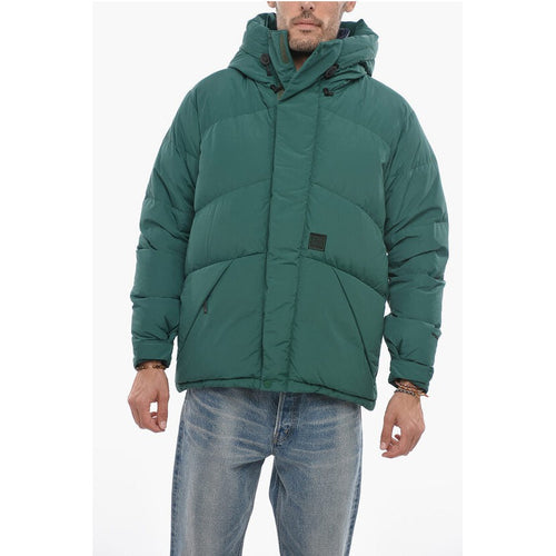 Solid Color Greylock Down Jacket With Hidden Closure