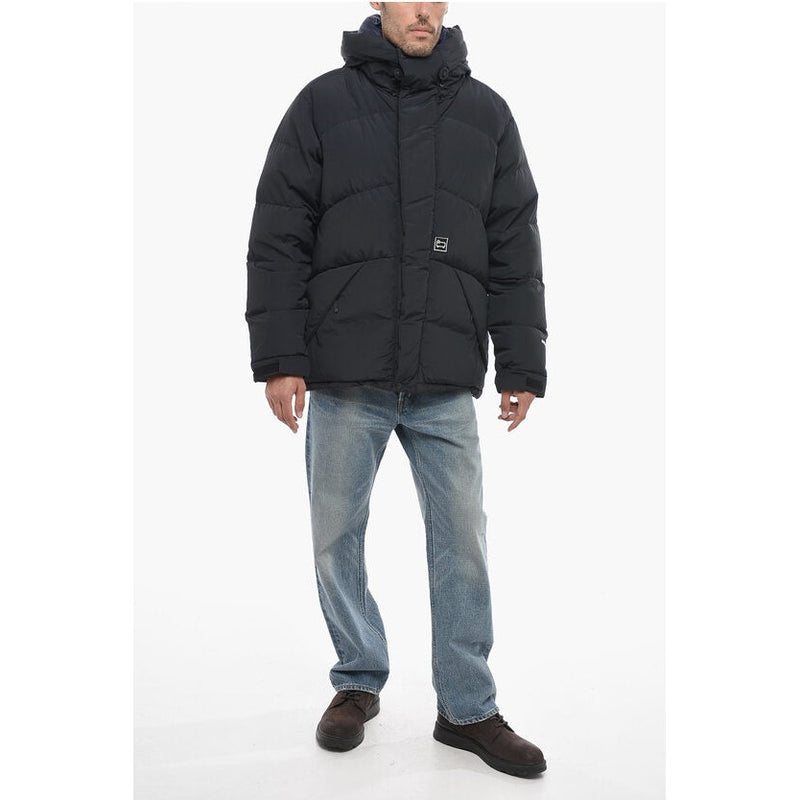 Veste Solid Color Greylock Down With Velcro And Zipped Fast