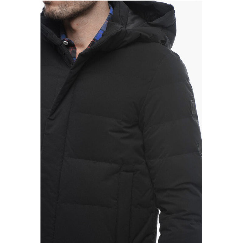 Solid Color Hooded Sierra Down Jacket