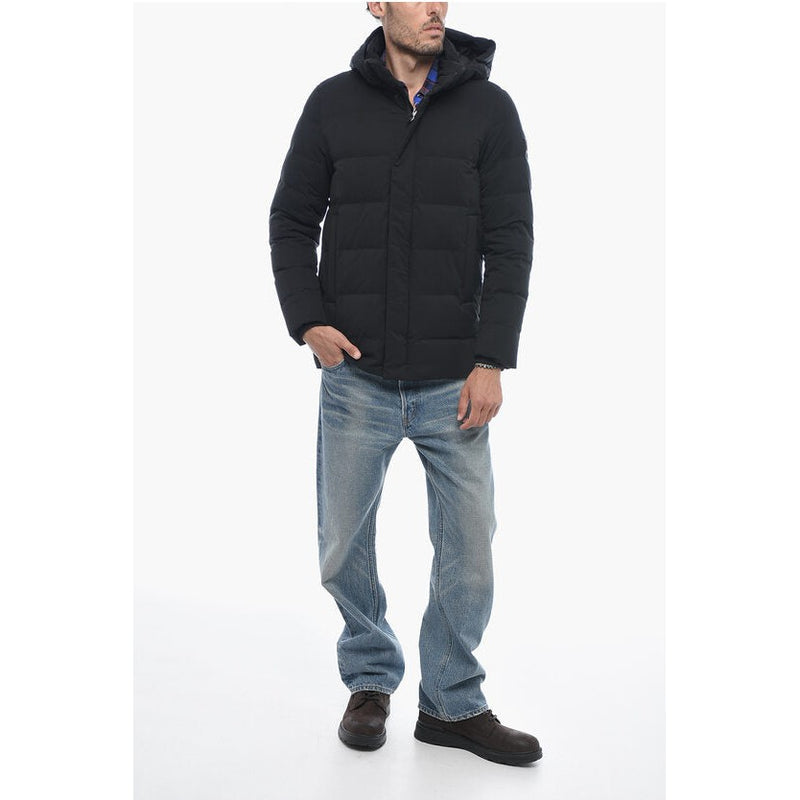 Solid Color Hooded Sierra Down Jacket