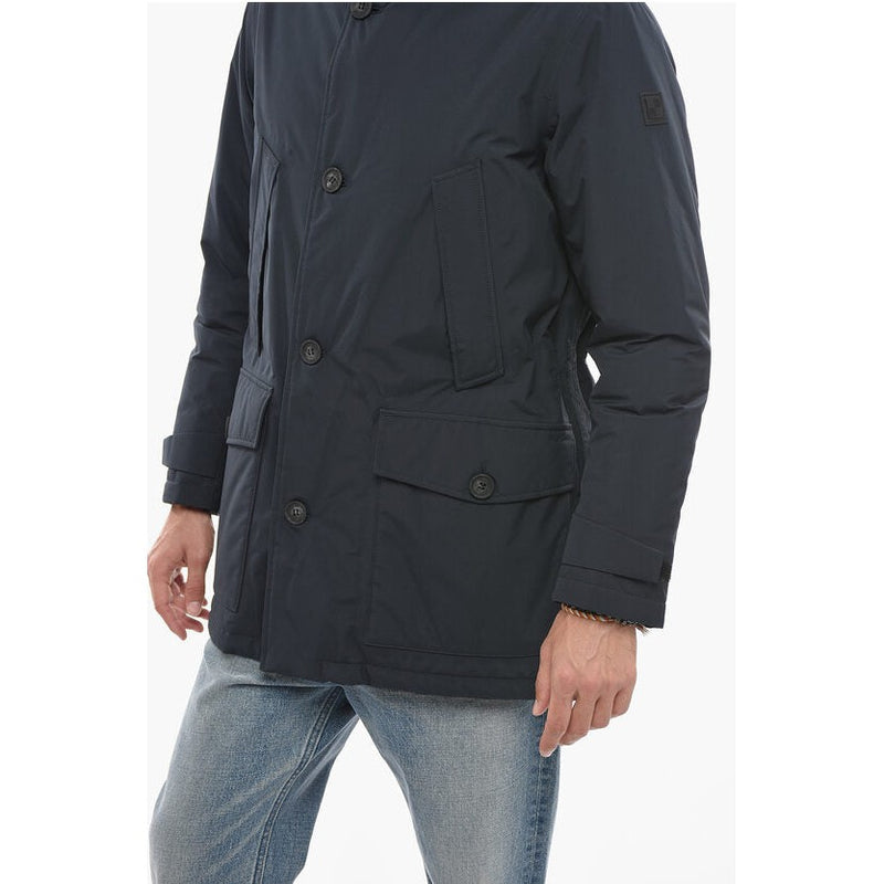 Solid Color Marina Padded With Hood Jacket