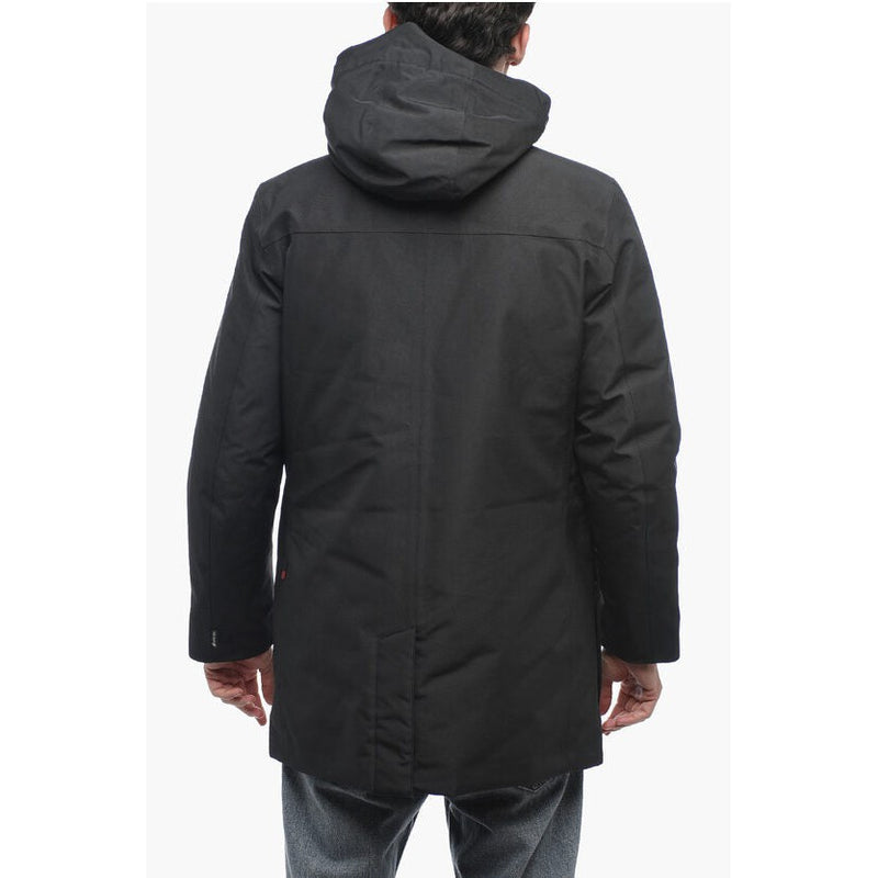 Solid Color Urban Down With Hood Jacket