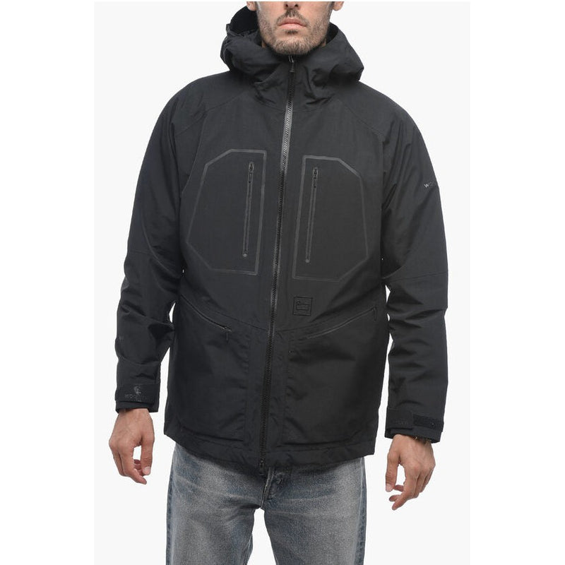 Solid Color Winter Trail Gtx Windbreaker With Hood Jacket