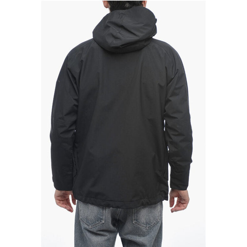 Solid Color Winter Trail Gtx Windbreaker With Hood Jacket