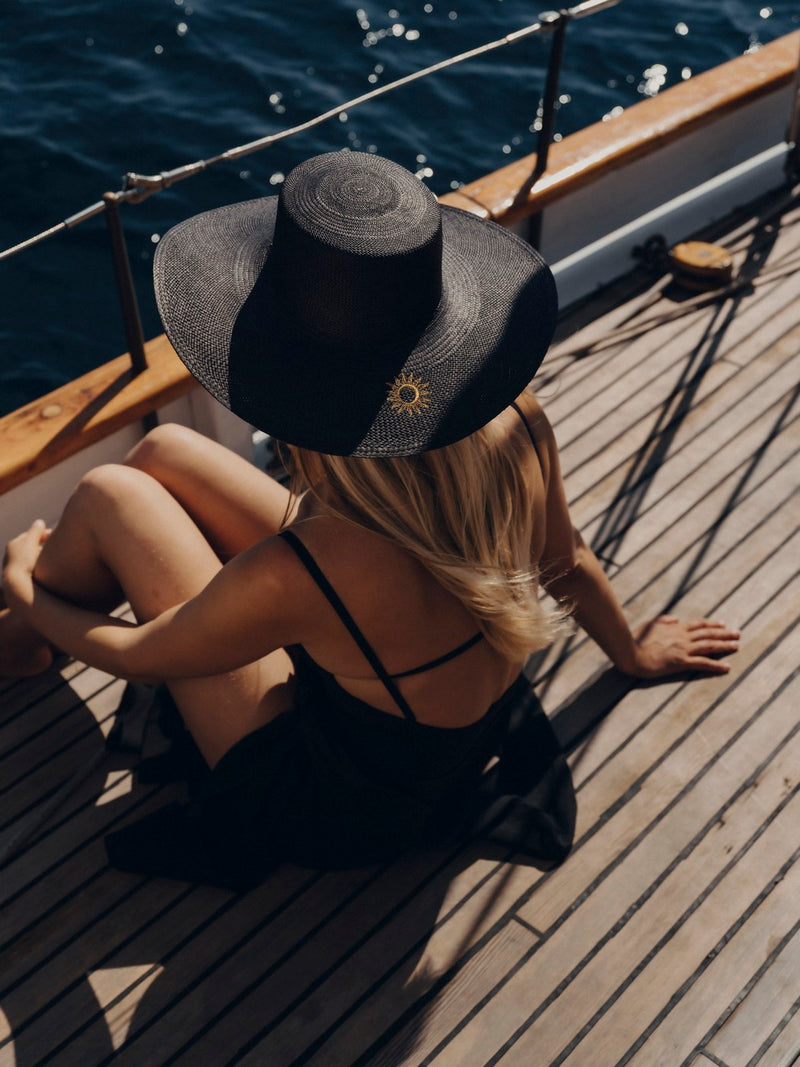 Chapeau Paille Solveig Jr - Black