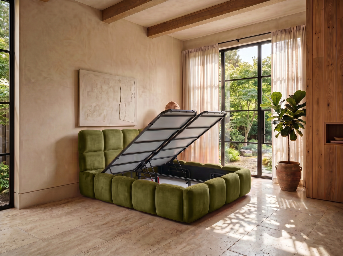 Sora - Ottoman Bed - Velvet