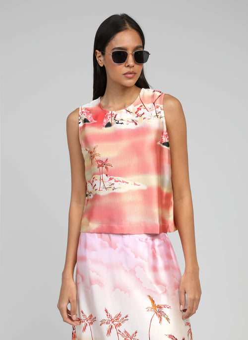 Debardeur Sounay Cabana Rose