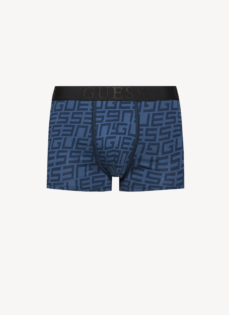 Guess - Lot 3 Boxers - G Quadrate Blue - Homme