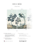 Fresque Sous Bois - Lichen