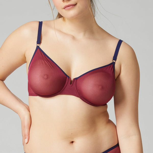 Sujetador con Aros Moldeado Rosalie - Rebel Purple