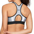 Soutien-Gorge De Sport Mid Print - Noir - Femme