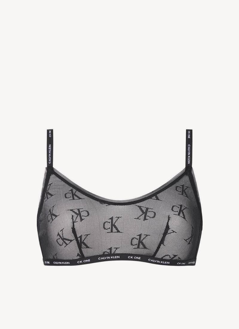 Calvin Klein - Brassière Monogramme Ck One - Black - Femme