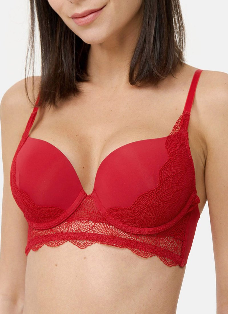 Wonderbra - Soutien-Gorge Pushup - Rot - Femme