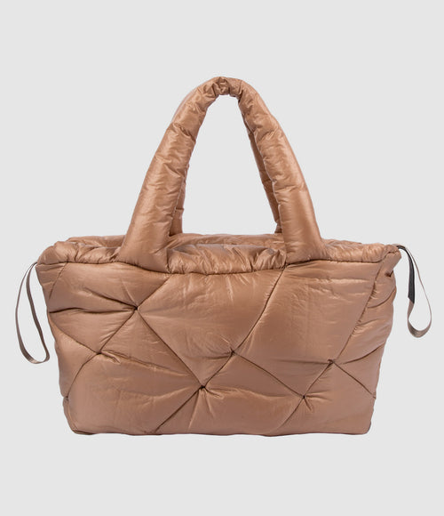 Piumestudio - Cabas Matelassé Spazio Camel - Mixte