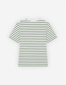 T-Shirt Coffee Cup Rayures - Matcha/Blanc/Marine