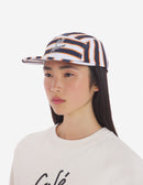 Casquette À Rayures Café Kitsuné 5P - Marine/Blanc/Fox