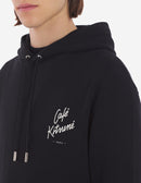 Sweatshirt À Capuche Café Kitsuné New - Noir