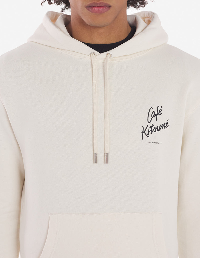 Sweatshirt À Capuche Café Kitsuné New - Latte