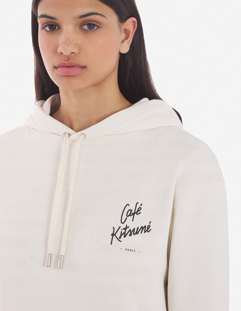 Sweatshirt À Capuche Café Kitsuné New - Latte